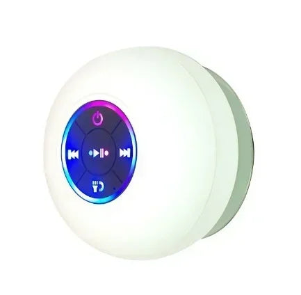 Coluna Bluetooth Portátil LED Impermeável