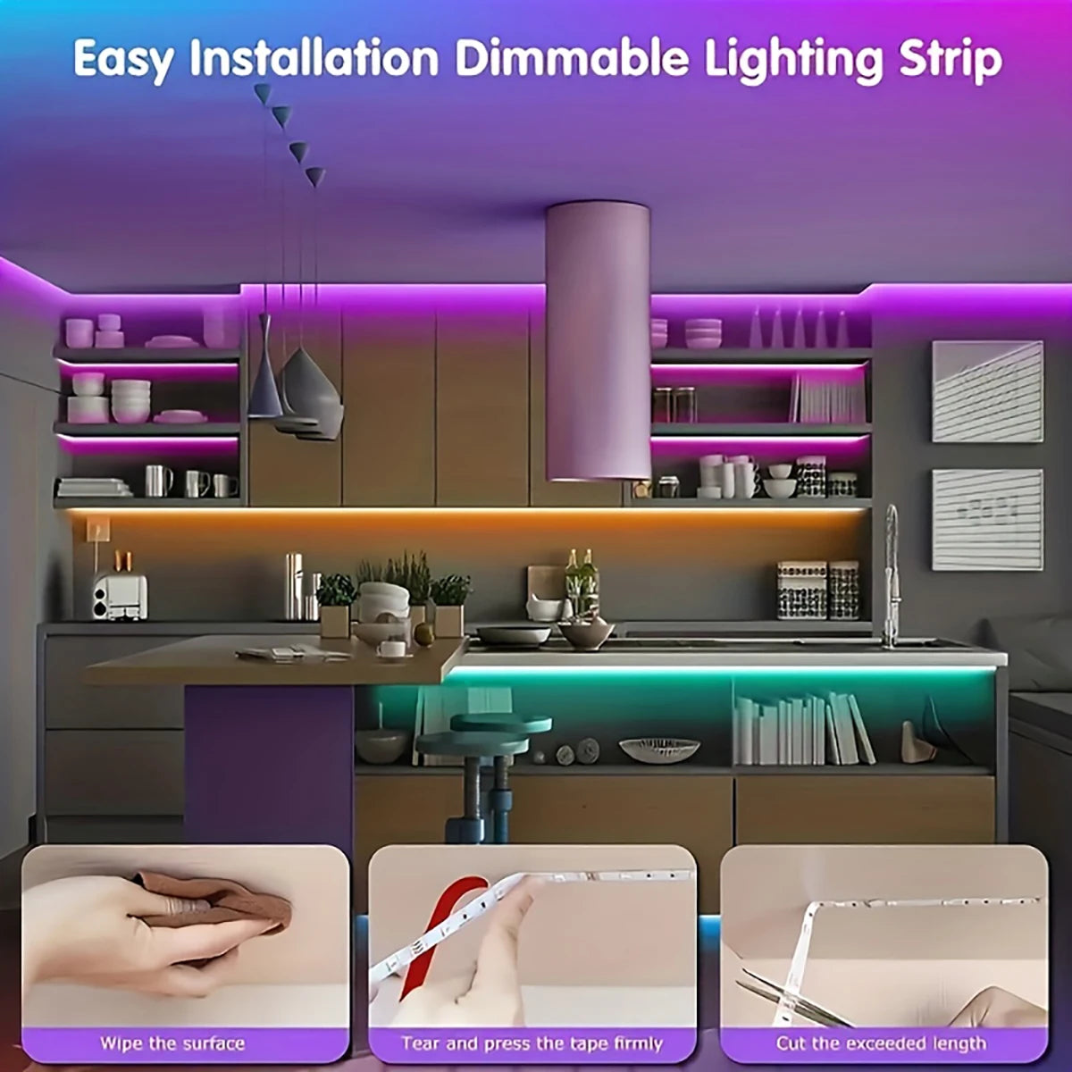 Fita LED RGB com Comando 44 Teclas