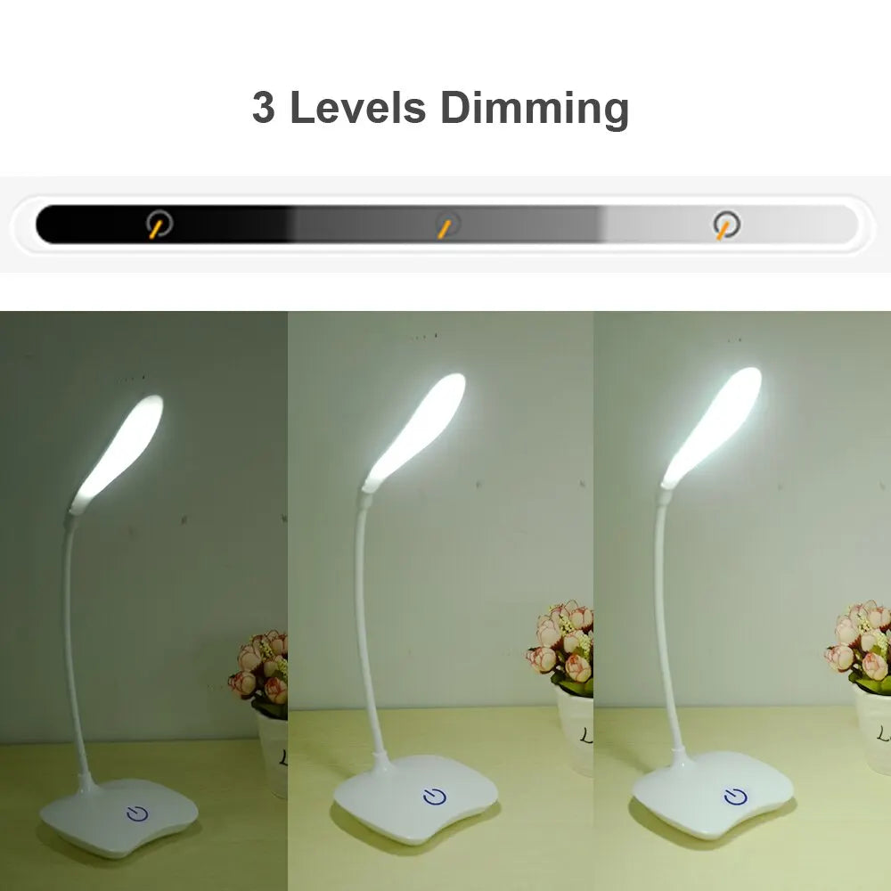 Candeeiro LED USB Recarregável Protecção Ocular