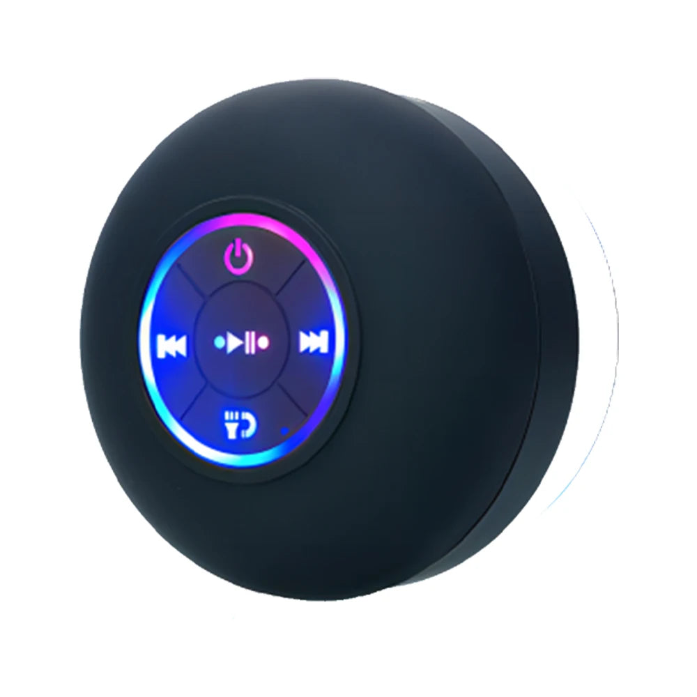 Coluna Bluetooth Portátil LED Impermeável