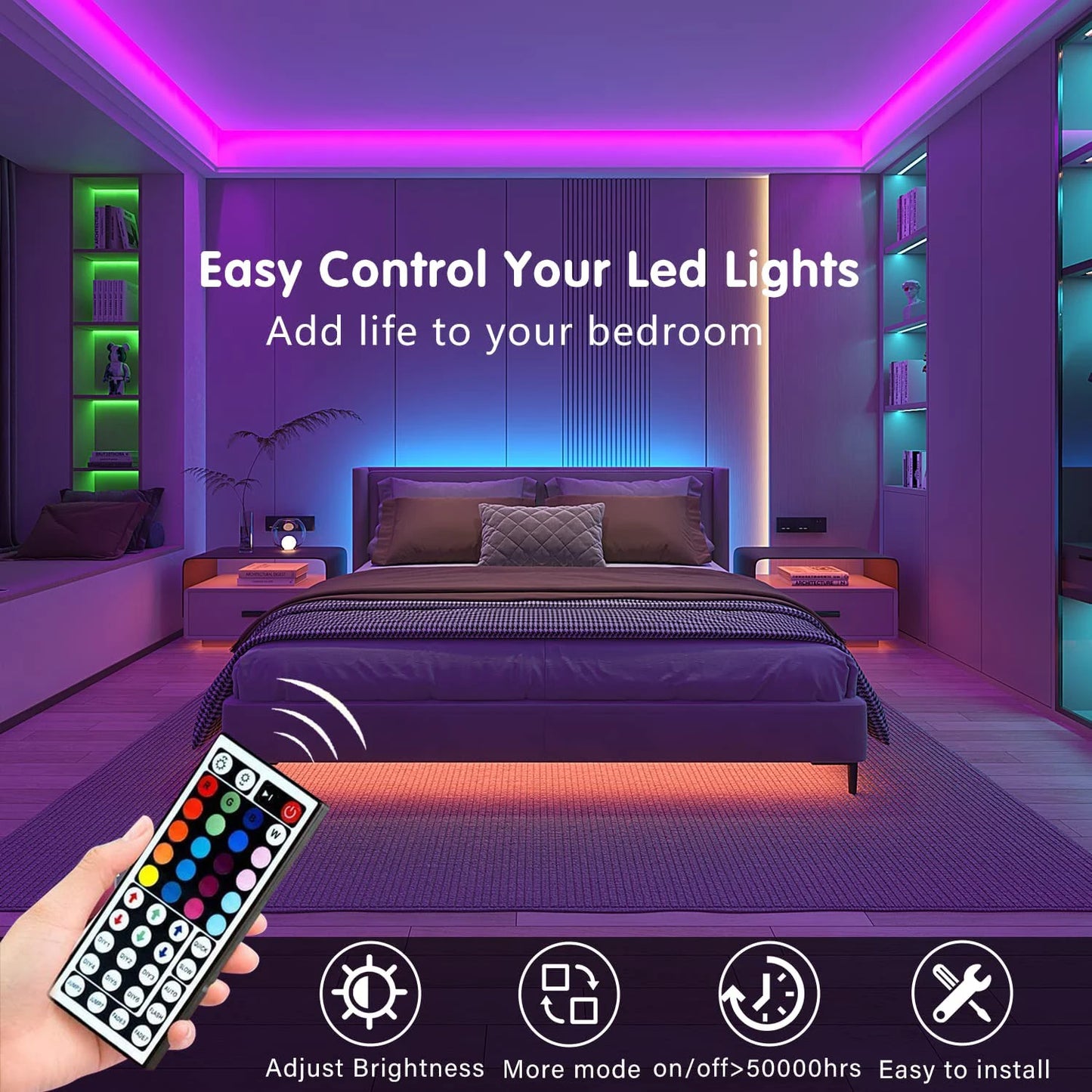 Fita LED RGB com Comando 44 Teclas