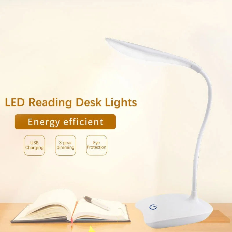 Candeeiro LED USB Recarregável Protecção Ocular