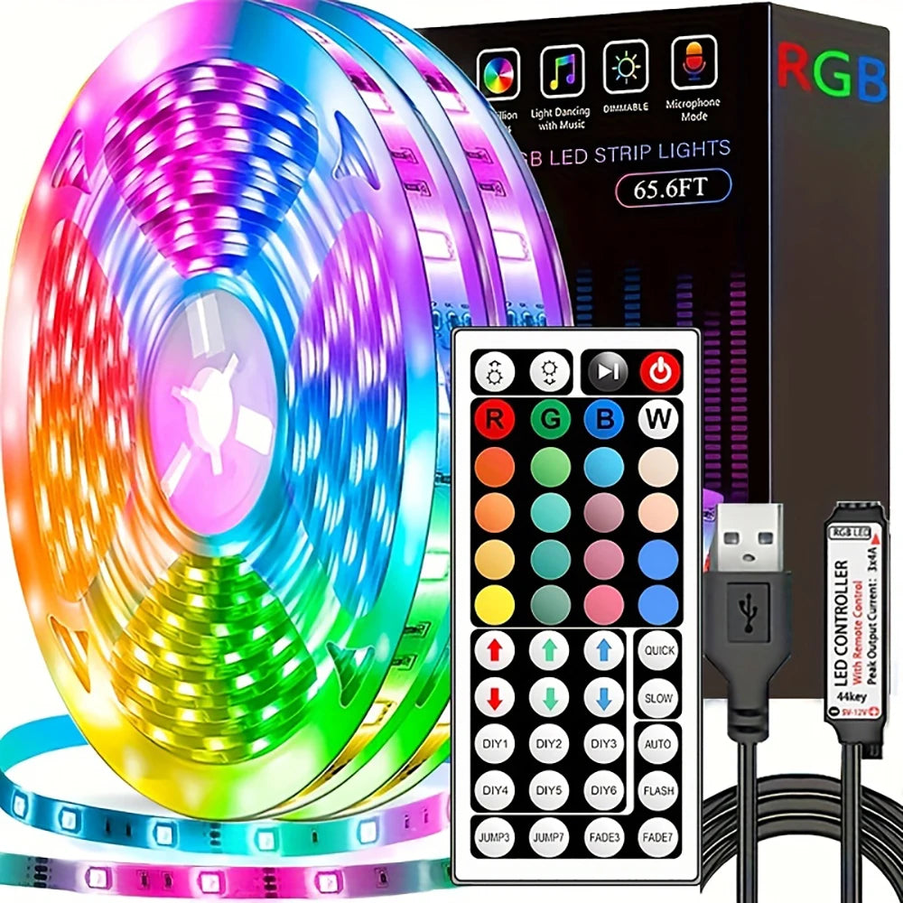 Fita LED RGB com Comando 44 Teclas