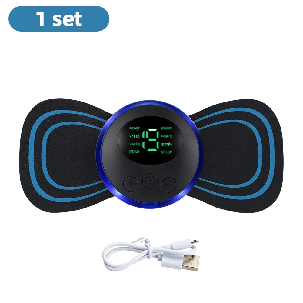 Massajador Elétrico de Pescoço EMS Portátil